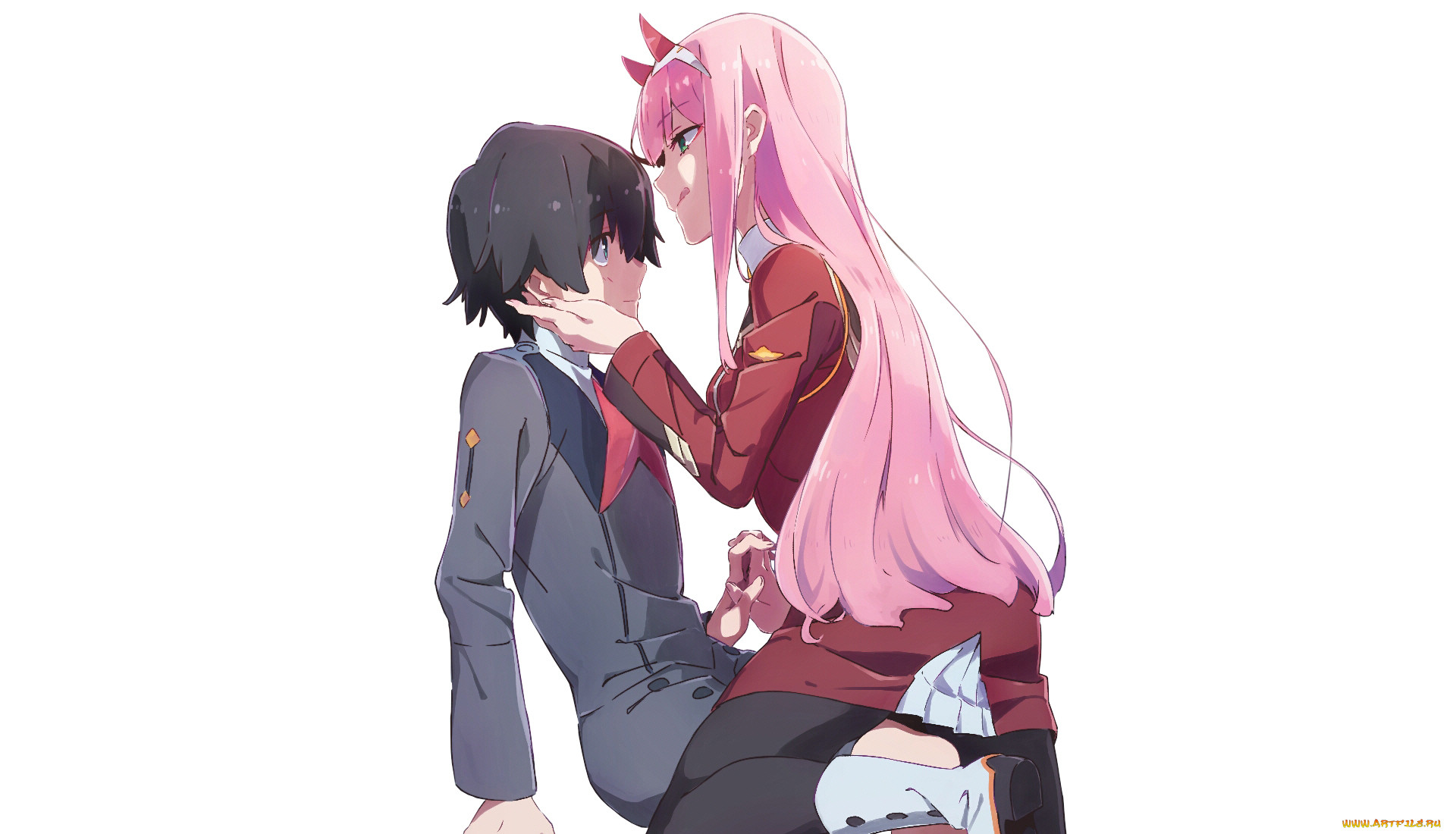 Обои Аниме Darling In The Frankxx, обои для рабочего стола, фотографии аниме,  darling in the frankxx, девушка, милый, во, франксе, darling, in, the,  frankxx Обои для рабочего стола, скачать обои картинки заставки